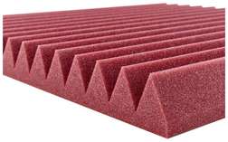 2" Studiofoam Wedges Burgundy - 2" Studiofoam Wedges Burgundy