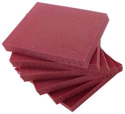 2" Studiofoam Wedges Burgundy - 2" Studiofoam Wedges Burgundy