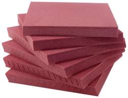 2" Studiofoam Wedges Burgundy - 2" Studiofoam Wedges Burgundy