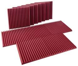 2" Studiofoam Wedges Burgundy - 2" Studiofoam Wedges Burgundy