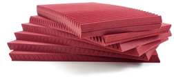 2" Wedges 60 x120 Burgundy 12x - 2" Wedges 60 x120 Burgundy 12x