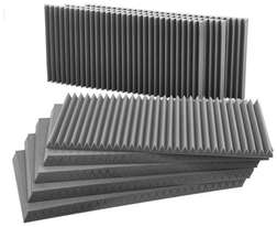 2" Wedges 60 x120 Charcoal 12x - 2" Wedges 60 x120 Charcoal 12x
