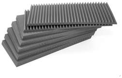 2" Wedges 60 x120 Charcoal 12x - 2" Wedges 60 x120 Charcoal 12x