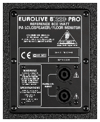 EUROLIVE B1220 PRO - EUROLIVE B1220 PRO