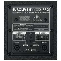 Eurolive B1800X Pro - Eurolive B1800X Pro