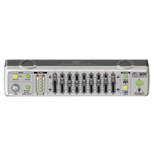 配信機器・PA機器・レコーディング機器 BEHRINGER MINIFBQ FBQ800 BEHRINGER FBQ800 V2 9バンド グラフィックイコライザー