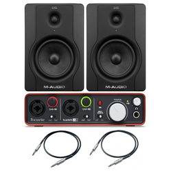 2x BX5D2 + Focustite Scarlett 2i2 2Gen + 2x Przewody - 2x BX5D2 + Focustite Scarlett 2i2 2Gen + 2x Przewody