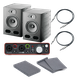 2x Alpha 80 + Focusrite Scarlett 2i2 2Gen + 2x Podkładki + 2x Przewody 3m - 2x Alpha 80 + Focusrite Scarlett 2i2 2Gen + 2x Podkładki + 2x Przewody 3m