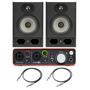 FOCAL 2x Alpha 50 + Focusrite Scarlett 2i2 2Gen + 2x Przewody 3m