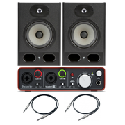 FOCAL 2x Alpha 65 + Focusrite Scarlett 2i2 2Gen + 2x Przewody 3m