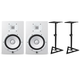 2x HS8 WHITE + 2x STATYWY - 2x HS8 WHITE + 2x STATYWY