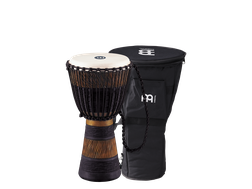 ORIGINAL AFRICAN STYLE ROPE TUNED WOOD DJEMBE 10" - ORIGINAL AFRICAN STYLE ROPE TUNED WOOD DJEMBE 10"