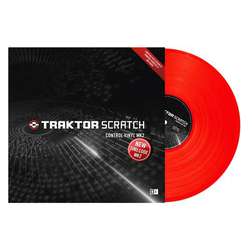 Traktor Scratch Control Vinyl MK2 - Red - Traktor Scratch Control Vinyl MK2 - Red
