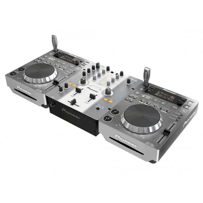 Pioneer DJ 2 x CDJ-350S + DJM-250W + Darmowy FlightCase