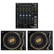 Reloop 2 x RP-7000 MK2 GLD + RMX 90 DVS