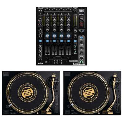 Reloop 2 x RP-7000 MK2 GLD + RMX 90 DVS