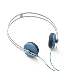 Tracks Headphone w/mic Petrol Blue w/green plug - Tracks Headphone w/mic Petrol Blue w/green plug
