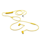 Swirl Earphone w/mic Yellow w/grey plug - Swirl Earphone w/mic Yellow w/grey plug