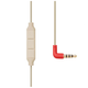 Tracks Headphone w/mic Sand w/red plug - Tracks Headphone w/mic Sand w/red plug