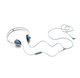 Tracks Headphone w/mic Petrol Blue w/green plug - Tracks Headphone w/mic Petrol Blue w/green plug