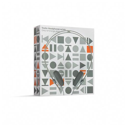 Tracks Headphone w/mic Grey w/orange plug - Tracks Headphone w/mic Grey w/orange plug