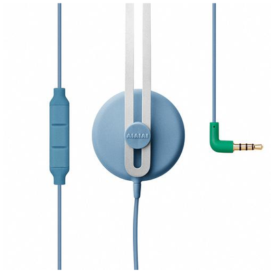 AIAIAI Tracks Headphone w/mic Petrol Blue w/green plug