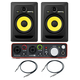 2x RP8 G3 + Focustite Scarlett 2i2 2Gen + 2x Przewody - 2x RP8 G3 + Focustite Scarlett 2i2 2Gen + 2x Przewody