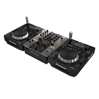 Pioneer DJ 2 x CDJ-350S + DJM-250 + Darmowy FlightCase