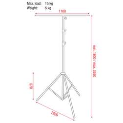 Metal Medium Stand (15 kg) - Metal Medium Stand (15 kg)