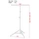 Metal stand black with T-bar (15 kg) - Metal stand black with T-bar (15 kg)