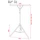Stand 3700 mm double T-Bar - Stand 3700 mm double T-Bar