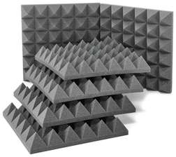 Pianka akustyczna 60x60x10 - 6 SZTUK - Pianka akustyczna 60x60x10 - 6 SZTUK
