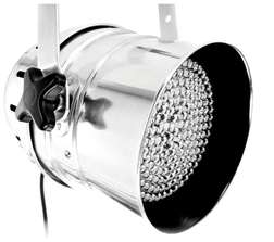 LED PAR 64 10mm RGB silver - LED PAR 64 10mm RGB silver