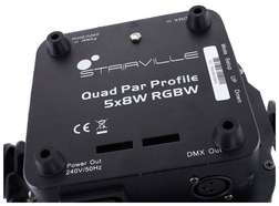 Quad Par Profile 5x8W RGBW - Quad Par Profile 5x8W RGBW
