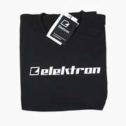 Elektron T-shirt – White on black