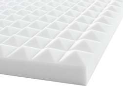 Basotect Pyramid 70mm White - Basotect Pyramid 70mm White