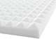 Basotect Pyramid 70mm White - Basotect Pyramid 70mm White