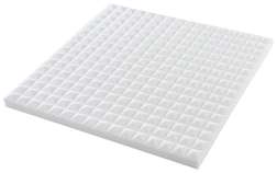 Basotect Pyramid 70mm White - Basotect Pyramid 70mm White
