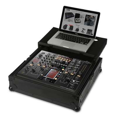 UDG Ultimate Flight Case Pioneer DJM-2000/NXS Black Plus (Laptop Shelf)