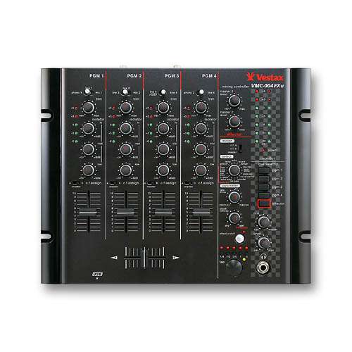 Vestax VMC-004 FX DJミキサー105 vestax-vestax-vmc-004-fxu-