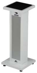 Stand Monitor White Gloss Grey - Stand Monitor White Gloss Grey