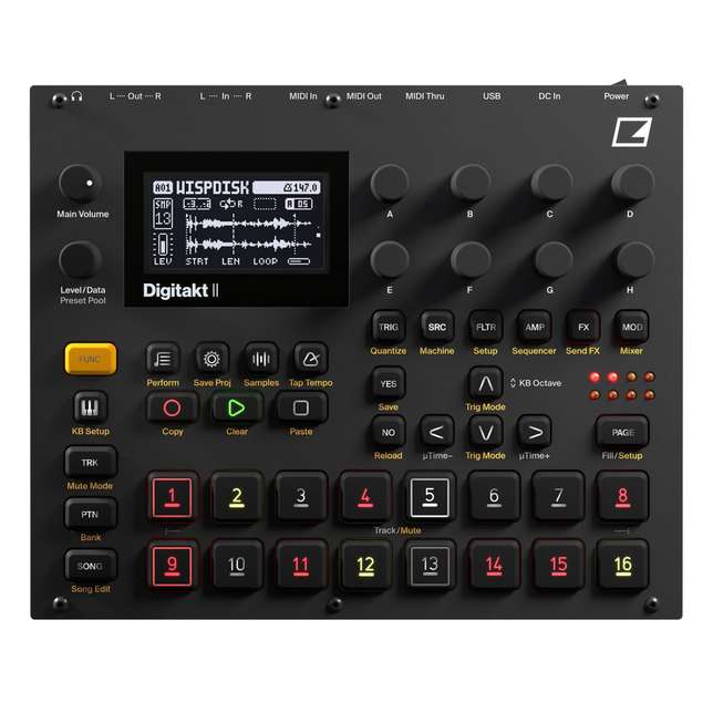 DJ機材 Digitakt II / elektron elektron-digitakt-ii-mk2-photo