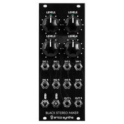 Black Stereo Mixer V3 - Erica synths black stereo mikser