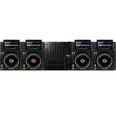 Pioneer DJ 4 X CDJ-3000 + DJM-V10 - SKYLARK
