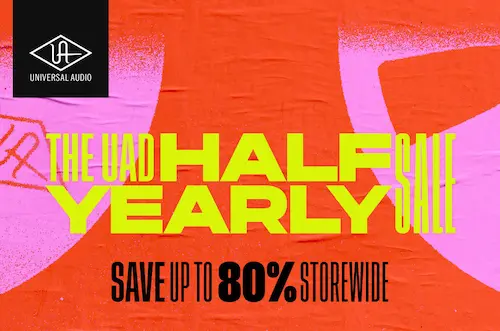 Wyprzedaż UAD Half-Year – rabaty do 85%